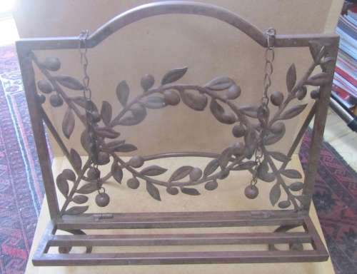 Vintage Metal Recipe Book Holder