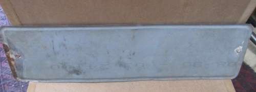 Vintage `Reserved` Sign / Number Plate