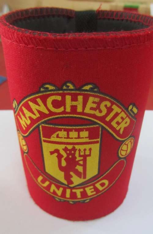 Manchester United Supporters Bundle - Can Sleeve, Coaster, Keyring