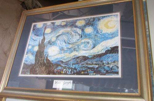 Framed Van Gogh print - Starry Night