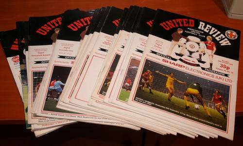 Manchester United - "United Review" Programmes 1984-5 Season