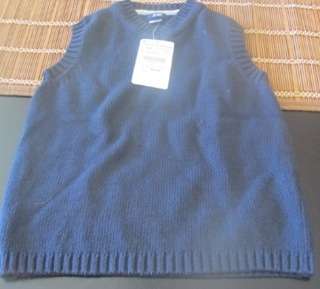 Boys Sleeveless Sweater (ZARA Brand) NWT - 5-6 year old