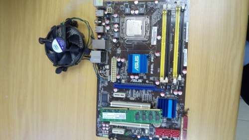 Asus p5ql pro socket 775 mother board with Intel core 2 Quad cpu