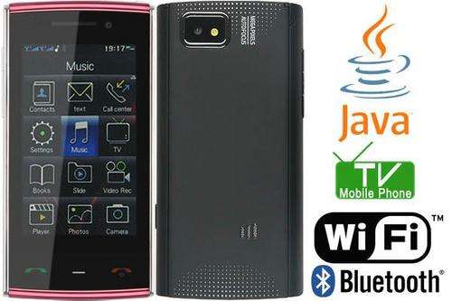 3.0" Touch 4 Band 2 SIM Cell Phone+ JAVA+ WiFi+eCompass+ eMap+Opera+ eBuddy+ TV+ Camcorder+8GB Card