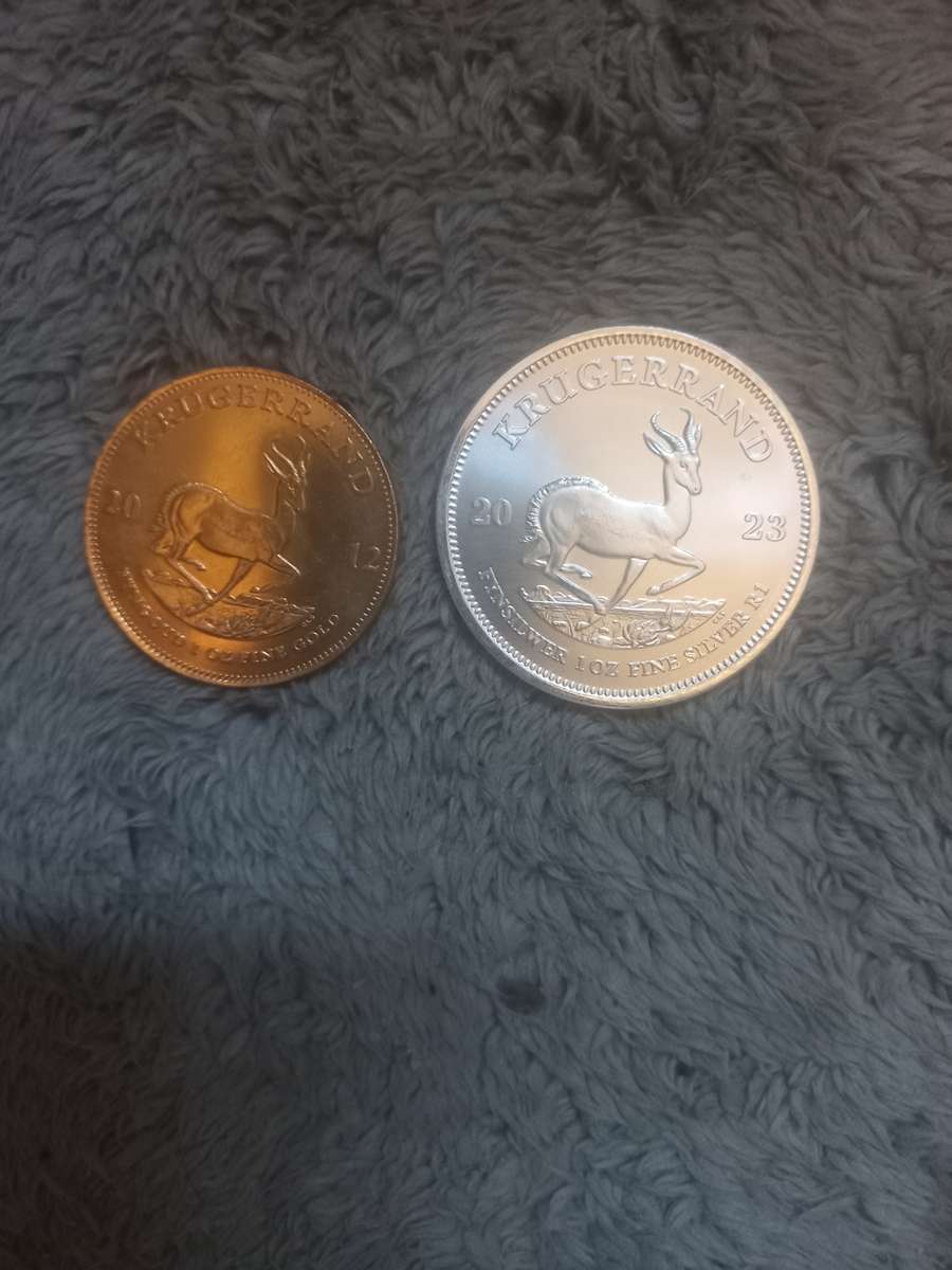 Krugerrand 1 OZ 2012 plus Silver Krugerrand  2023 for free