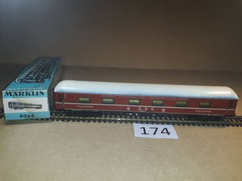Marklin 4046 - Sleeping car - All Metal - "HO"