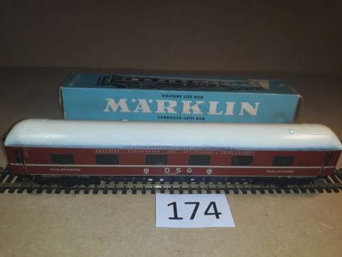 Marklin 4046 - Sleeping car - All Metal - "HO"