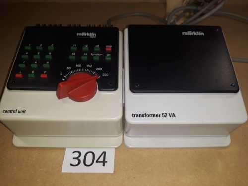 Marklin 6021 - Digital Control Unit and Marklin 6002 52VA Transformer with instruction book