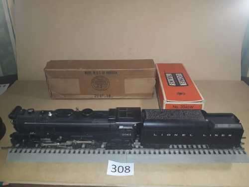 Lionel 2065 - 4-6-4- Hudson and 2046 W tender - Locomotive with whistle and smoke "O"-027