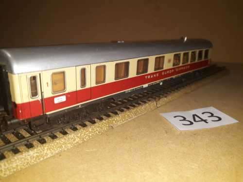 Marklin 4088 - TEE Combo coach and Diner car (Barwagen) All Metal "HO"