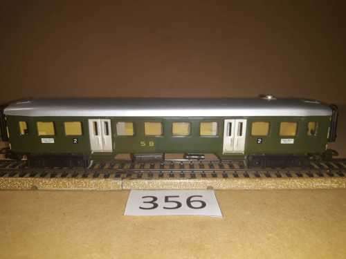 Marklin 4038 - Swiss Passenger Coach - All Metal "HO"