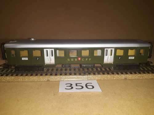 Marklin 4038 - Swiss Passenger Coach - All Metal "HO"