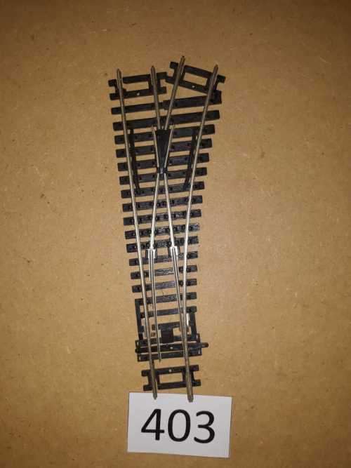 Hornby Stainless Steel short radius right hand point - same radius as Lima point - "HO"