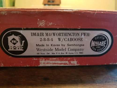 Westside all Brass - DMandIR articulated Steam Locomotive - 2-8-8-4 - `HO`