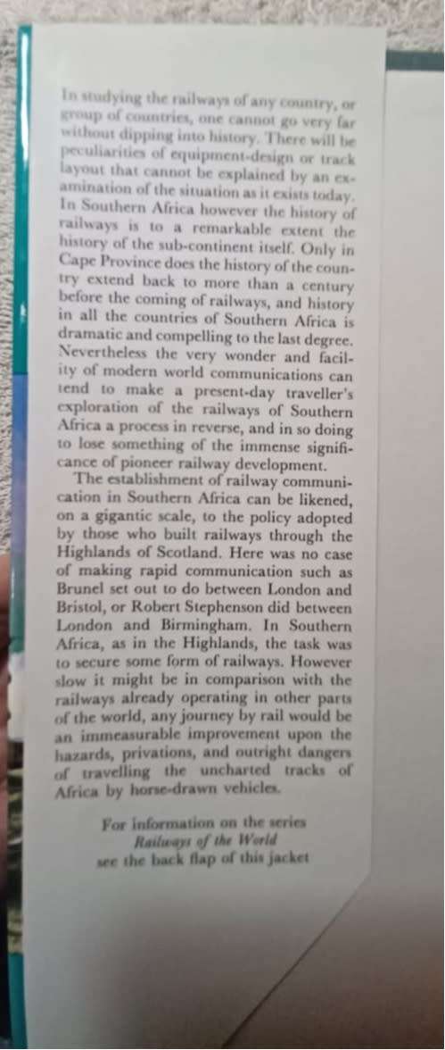 Railways of Southern Africa Book