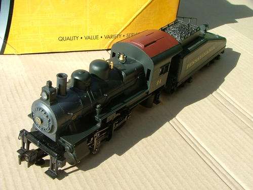 K-line Die-Cast Pennsylvania RR, O-4-O, Switcher 3 Rail AC Lionel Compatible. LNIB