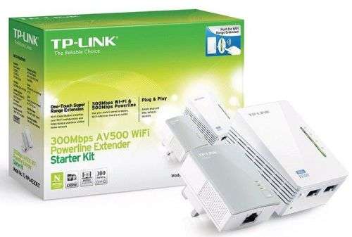 TP-LINK 300Mbps AV500 Wi-Fi Powerline Extender Starter Kit! WiFi everywhere!
