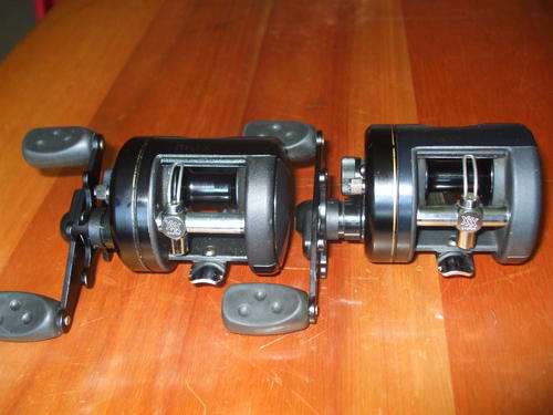 2 X abu garcia black max 3600 baitcaster fishing reels