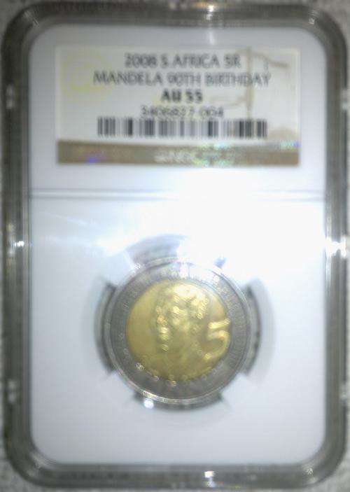 NGC Mandela AU55  2008 Birthday!!!
