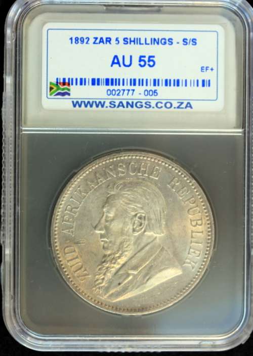 1892 ZAR CROWN S/S AU55