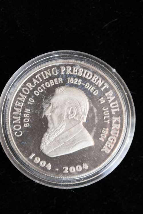 Medalion for Kruger death and Sammy Marks Tickey