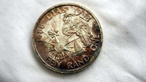 Set of 1988 R1 silver coins 3 in presentation box