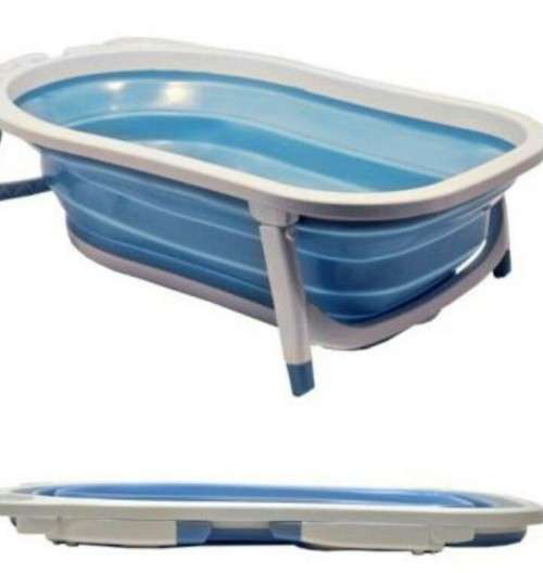 Baby folding bath colour pink and blue