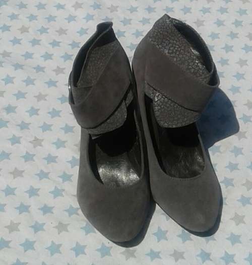 T &G fashion explosion grey bow high heelstileto shoes size 5