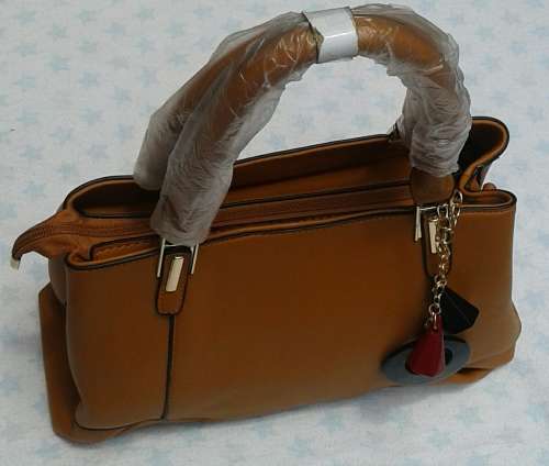 SPECAIL NICE HAND LEATHER HANDBAG  COLOUR BROWN