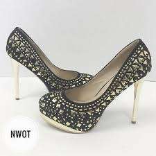 2019 New spring women pumps High thin heels pointed toe metal decoration sexy blings women stunning.