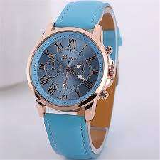 1 piece  eyes women  watches  rose gold plated leather quartz wristwatch clock