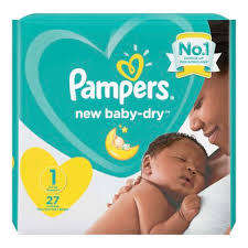 PAMPERS - New Baby Nappies Carry Pack Size 1 27s