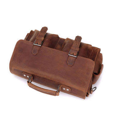 European Retro Style High Quality Genuine Leather Shoulder Bag Leather Messenger