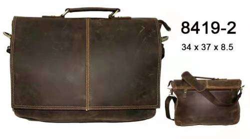 Superior Genuine Full Grain Cow-Hide Leather is very thick and top