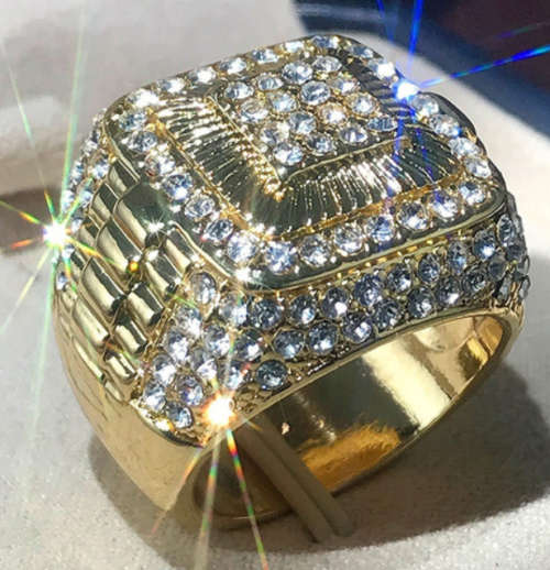 Mens Ring Natural Gemstones Ring Wedding Band Engagement Diamond Ring Fine Jewelry Anel De Ouro Chri