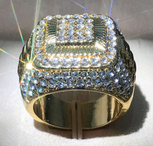 Mens Ring Natural Gemstones Ring Wedding Band Engagement Diamond Ring Fine Jewelry Anel De Ouro Chri