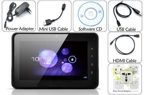 Marvel - Android 4.0 ICS Tablet with 7 Inch Capacitive Screen (WiFi, 8GB)