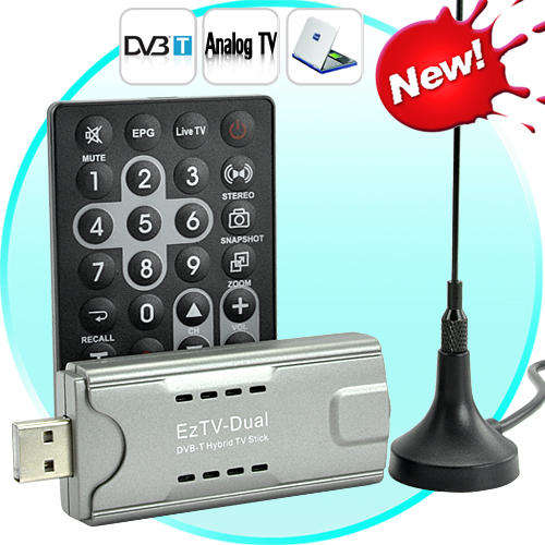 Analog TV and Digital TV USB Dongle - TV on Your PC