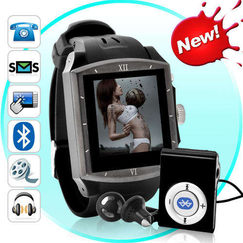 Endurance - Sporty QuadBand Touchscreen Mobile Phone Watch
