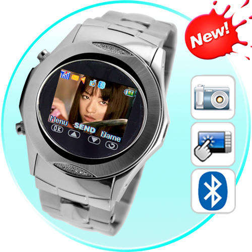 Assassin - Quad Band Touchscreen Mobile Phone Watch + MP4 NO CUSTOM DUTIES TO BE PAID
