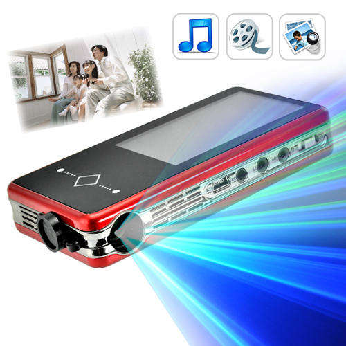 Mini Multimedia Projector with Micro SD (2 GB)