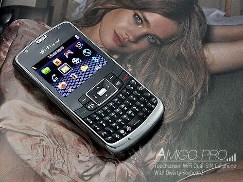 Amigo Pro - Touchscreen WiFi Dual-SIM TV Cellphone with QWERTY Keyboard LOWEST PRICE ON BOB