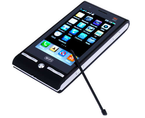 W008 Style 3.2" HD Touch Screen GSM Quad band Dual Camera Dual SIM Card Bar Cell Phone With WIFI JAV