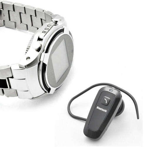 Dual SIM Cell Phone Watch (Quadband, Touchscreen)