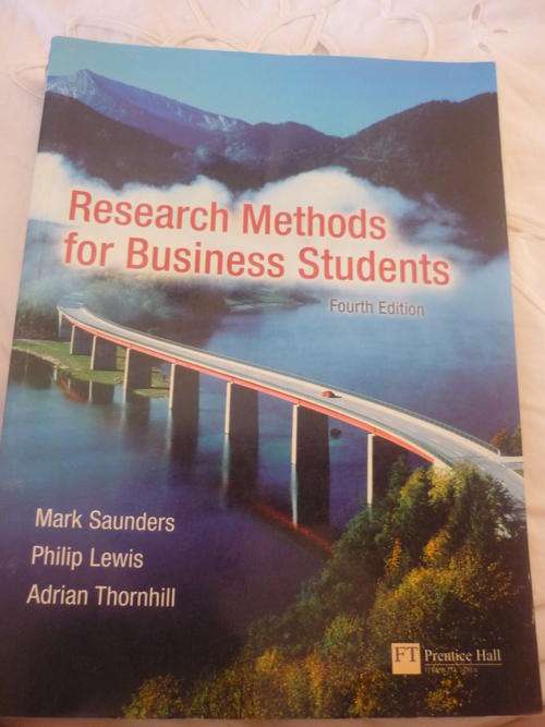 Research Methods for Business Students - 4th ed
