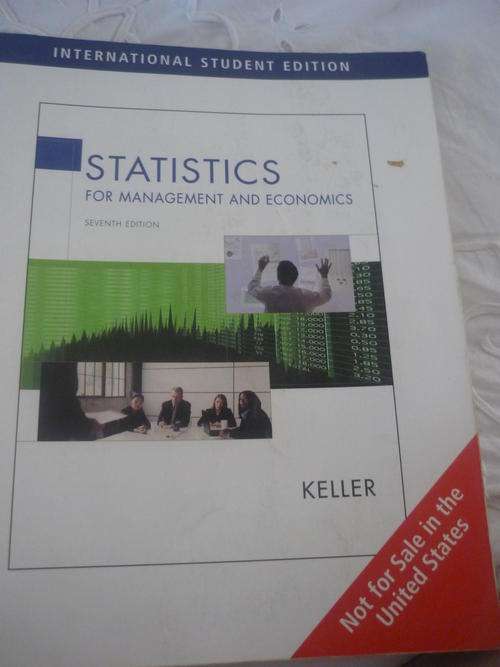 Statistics for Management and economics - 7th ed