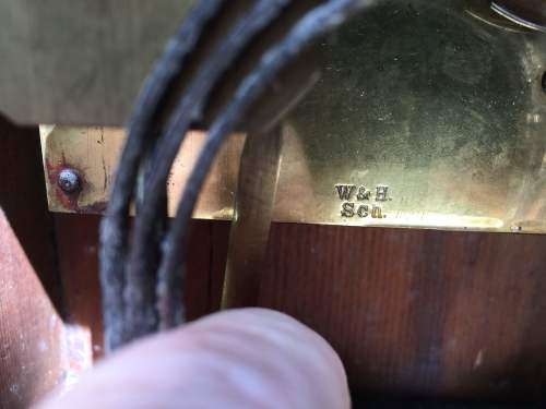 GENUINE WINTERHALDER and HOFFMEIR ANTIQUE CHIME CLOCK - MID TO LATE 1800s