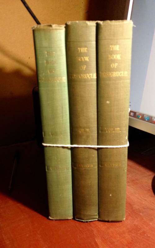 THE BOOK OF ROSICRUCAE VOL I; II & III SET OF THREE - CLYMER