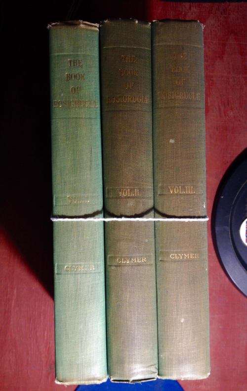 THE BOOK OF ROSICRUCAE VOL I; II & III SET OF THREE - CLYMER
