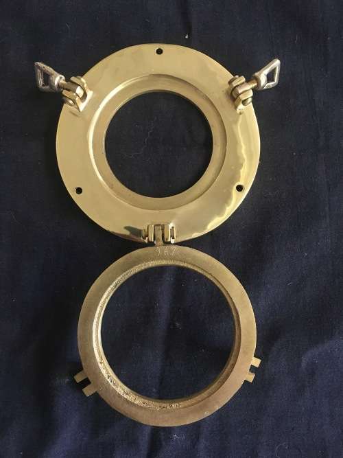 BRASS PORTHOLES - (small )Ideal for downlighting Downlights